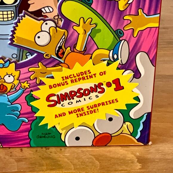 Simpsons Futurama Crossover Crisis Slipcase Bonus Reprint Comic Bongo 2010 - Picture 3 of 10